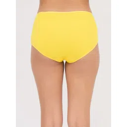 Clovia Yellow Cotton Floral Panties image 2