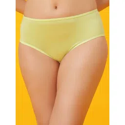 Clovia Yellow Cotton Regular Fit Printed Panties-picture-26
