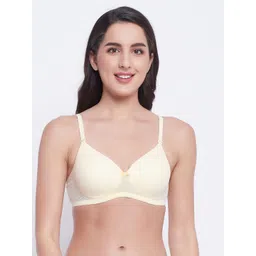 Clovia Yellow T-shirt Bra Lightly Padded-picture-18