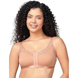clovia Women's Cotton Solid Non-Padded Full Cup Wire Free Everyday Bra image 1