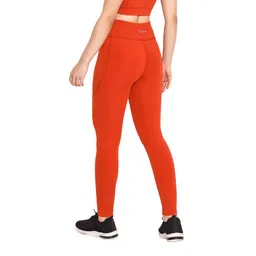 clovia Women's High-Rise Active Tights with Side Pocket image 5