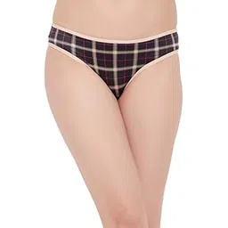 Women's Polyamide Low Waist Outer Elastic Bikini Panty - Black-image-32