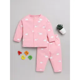 Clt.s Infants Kids Conversational Printed Pure Cotton Night Suit-picture-16