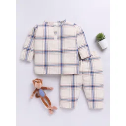 Clt.s Kids Checked Pure Cotton Night suit-picture-47