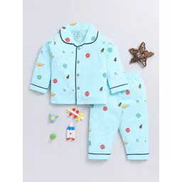 Clt.s Kids Printed Pure Cotton Night suit-picture-38