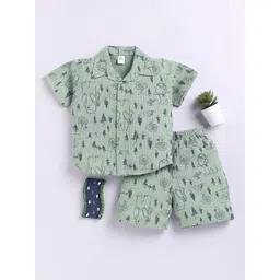 Clt.s Kids Printed Pure Cotton Night suit-picture-27