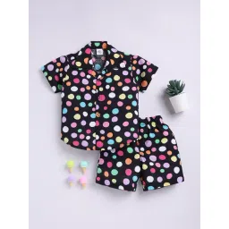 Clt.s Unisex Black Printed Shirt With Shorts-picture-41