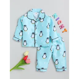 Clt.s Unisex Kids Printed Night suit-picture-34