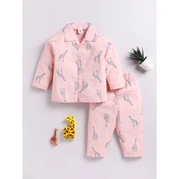 Clt.s Unisex Kids Pure Cotton Graphic Printed Night suit-picture-52