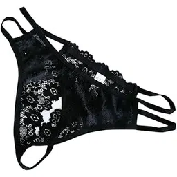 club bollywood BNF® Stretch Lace Open Front G String T Back Underwear Panties Black|Clothing, Shoes & Accessories | Womens Clothing | & Sleep |1 Piece Women Underwear-picture-31