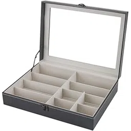 club bollywood BNF®10 Slots Sunglasses Case Organizer Sunglasses Storage Case for Tabletop Home|Health & Beauty | Vision Care | Eyeglass Cases|1 Sunglasses Case Organizer-picture-20