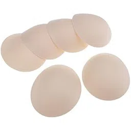 club bollywood BNF®2x3 Pairs Beige Soft Round Bra Pads Inserts for Sports Top Swimsuit Bra|Crafts | Sewing | Foundations & Undergarments | Bra Cup Pads-picture-46