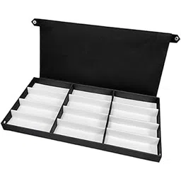 club bollywood BNF®Glasses Display Box 12 Compartment Sunglass Organizer for Drawer Desk Travel|Health & Beauty | Vision Care | Eyeglass Cases|1 Glasses Storage Box-picture-19