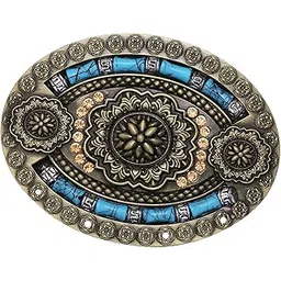 club bollywood BNF®Men's Bohemian Indian Style Belt Buckle Turquoise Cowboy Antique Western|Clothing Shoes & Accessories | Mens Accessories | Belt Buckles-picture-56