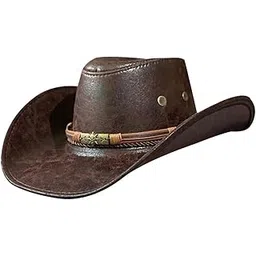 club bollywood CLUB BOLLYWOOD® Western Cowboy Hat for Men Women Jazz Top Hat for Travel Outdoor Performance Coffee|Clothing, Shoes & Accessories | Womens Accessories |Hats|1 Western Cowboy Hat-picture-39