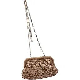 club bollywood Clutch Purse for Women Woven Bag Chain Shoulder Bag for Summer Wedding Beach|Clothing, Shoes & Accessories | Womens Handbags & Bags| Womens Handbags & Bags-picture-36