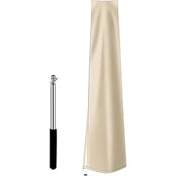 CLUB BOLLYWOOD® Umbrella Parasol Cover Umbrellas Market Parasol Covers for Garden Yard Patio Beige 183cm| Yard, Garden & Outdoor Living | Garden Structures & Shade |1 Patio Umbrella Parasol Cover-picture-13