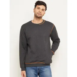 Club York Anthra Melange Regular Fit Round Neck Sweatshirt-picture-23