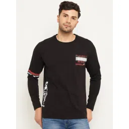 Club York Black Regular Fit Printed Crew T-Shirt-picture-46