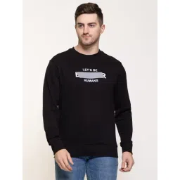 Club York Black Regular Fit Round Neck Printed Sweatshirt-picture-18