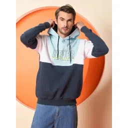 Club York Blue Regular Fit Colorblock Sweatshirt-picture-42