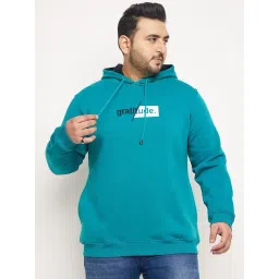 Club York Blue Regular Fit Printed Hooded Sweatshirt-picture-20