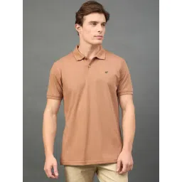 Club York Brown Solid Short Sleeves T-Shirt-picture-16