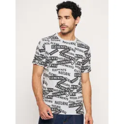 Club York Grey Cotton Regular Fit Printed T-Shirt-picture-35
