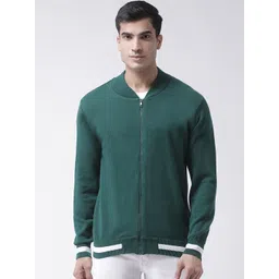 Club York Men Green Solid Cardigan Sweater-picture-28