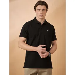 Club York Men Solid Polo Collar Cotton T-shirt-picture-26