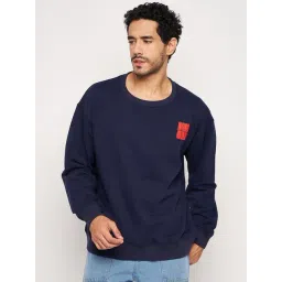 Club York Navy Blue Regular Fit Printed Sweatshirt-picture-35