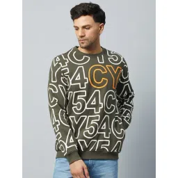Club York Olive Regular Fit Printed Sweatshirt-picture-27