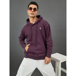 Club York Purple Fleece Regular Fit Solid Sweatshirt-picture-27