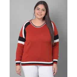 Club York Red Color-Block Sweater-picture-27