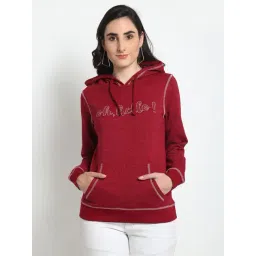 Club York Red Patchwork Hooded Sweatshirt-picture-19