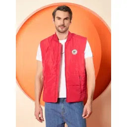 Club York Red Regular Fit Solid Jacket-picture-20