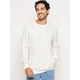 Club York White Cotton Regular Fit Printed Sweatshirt-picture-23