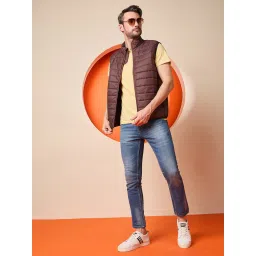 Club York Wine Polyester Solid Casual Jackets And Blazers image 5