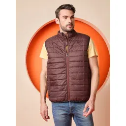 Club York Wine Polyester Solid Casual Jackets And Blazers image 3