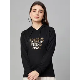 Club York Women Black Printed Cotton Sweatshirt-picture-28