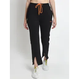 Club York Women Regular Fit Mid-Rise Cotton Track Pants-picture-31
