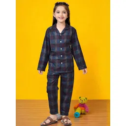 Club96 Black Cotton Blend Printed Night suits-picture-24