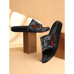 CLYMB Men Printed Sliders Flip Flops-picture-17