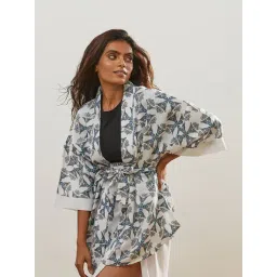 CMGE White Printed Kimono-picture-19