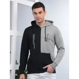 COBB Men Colourblocked Hooded Sweatshirt-picture-23