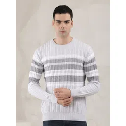 COBB Men Round Neck Striped Pullover-picture-38