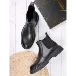 Cobblerz Men's Black Chelsea Boots-picture-14