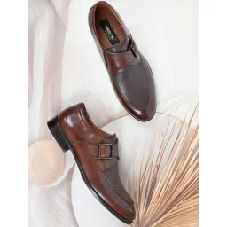 Cobblerz Men's Coffee Monk Shoes-picture-38