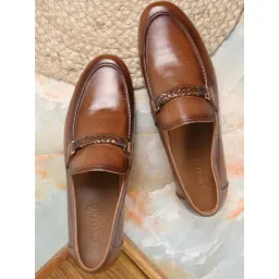 Cobblerz Men's Tan Formal Loafers image 1