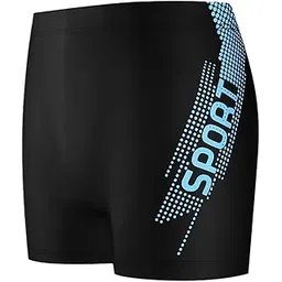 Cockatoo AM222-Printed Active Wear Men,Quick-Dry Sport Shorts for Men,Lake Blue,Size:2XL-picture-22